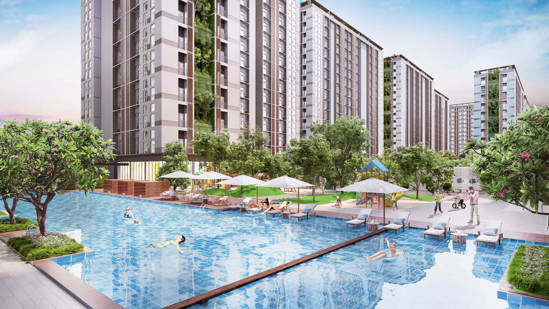 Tòa nhà chung cư sắp ra mắt